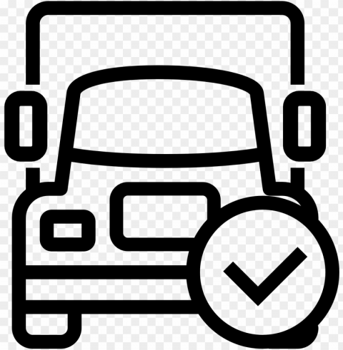 free truck icon - truck line ico Isolated Graphic Element in Transparent PNG