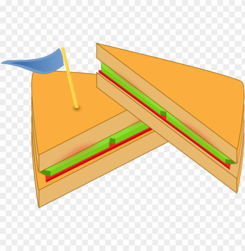  vector ashkyd sandwich with a flag clip art - triangle sandwich clipart PNG with no background free download