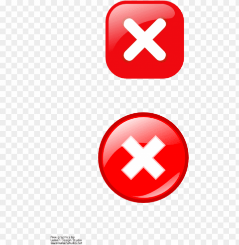 free vector error icons- small close button icon Isolated Subject in HighQuality Transparent PNG