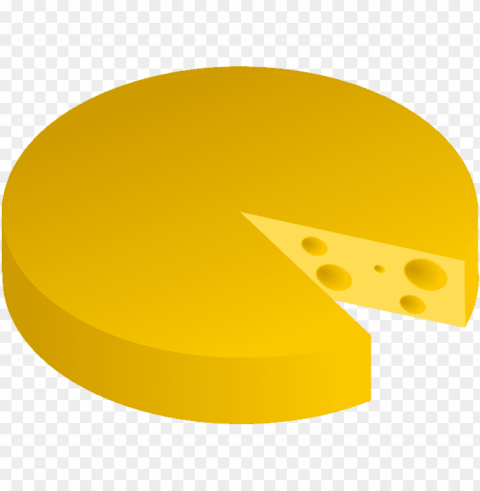 free vector graphic - cheese wheel clipart Isolated Design Element in PNG Format