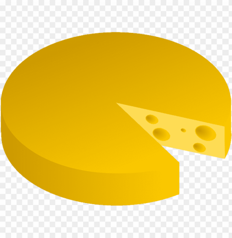 Free Vector Graphic - Cheese Wheel Clipart Isolated Design Element In PNG Format