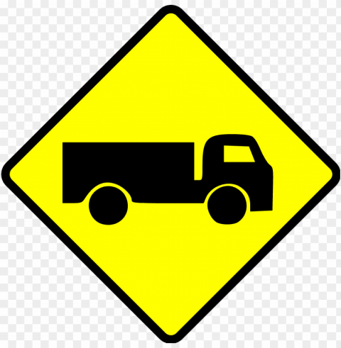 free vector leomarc caution truck clip art - truck road si Isolated Graphic with Clear Background PNG
