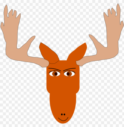 Free Vector Mad Moose Clip Art - Cartoon Moose Head Mugs Images In PNG Format With Transparency