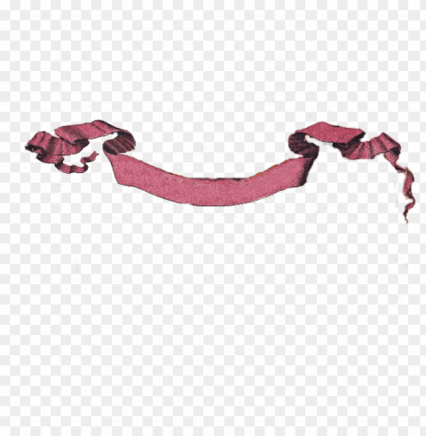 free vintage graphic ribbon banner - vintage pink banner Transparent Background PNG Isolated Art
