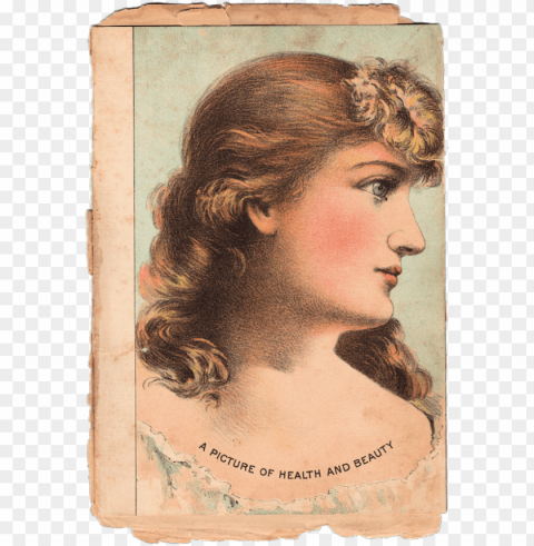free vintage graphic victorian beauty great texture - stampers anonymous tim holtz cling stamps 7x85-ladies Isolated Character in Transparent Background PNG