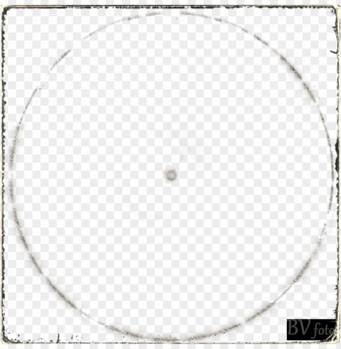 free vinyl record cover effect - circle Isolated Icon on Transparent PNG