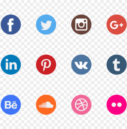  watercolour social media icons - vector transparent background social media icons PNG download free