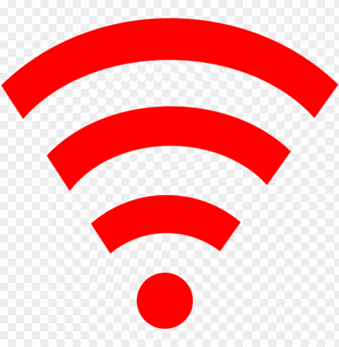 Free Wifi Icon Red S - Red Wifi Icon PNG Images With Transparent Backdrop