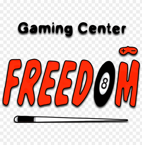 freedom logo shadow Clear Background PNG Isolation