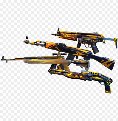 freefire garena free fire gun arma bee - ranged weapo PNG Image Isolated on Clear Backdrop