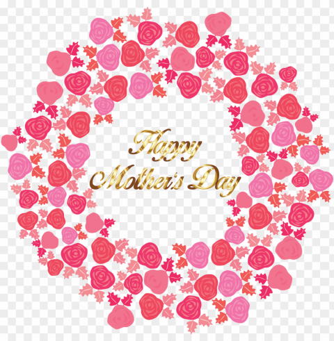 freeof a gold happy mothers day greeting in - happy mothers day poster Isolated Character in Transparent Background PNG