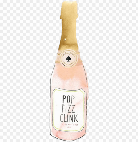 freetoedit ftestickers champagne katespade watercolor - champagne PNG Graphic Isolated on Clear Background PNG transparent with Clear Background ID ee7a8717