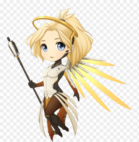 freetoedit overwatch mercy cute art pictures freetoedit - mercy fanart chibi High-resolution transparent PNG images variety