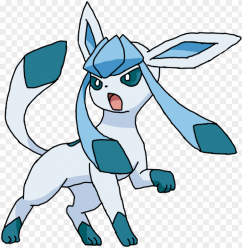 freetoedit pokemon eeveelutions ice glaceon - glaceon cute PNG files with transparent backdrop