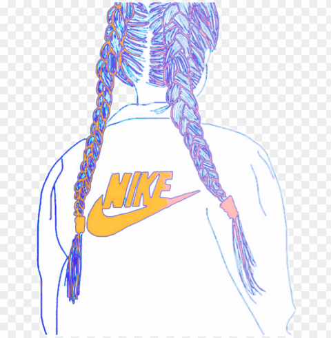 #freetoedit #remix #nike #logo #girl #drawing #colorful - nike logo girl High-resolution PNG images with transparency