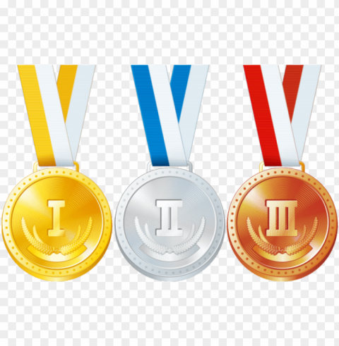 freeuse bronze medal silver medals - gold medal silver medal bronze medal Clear Background PNG Isolated Element Detail