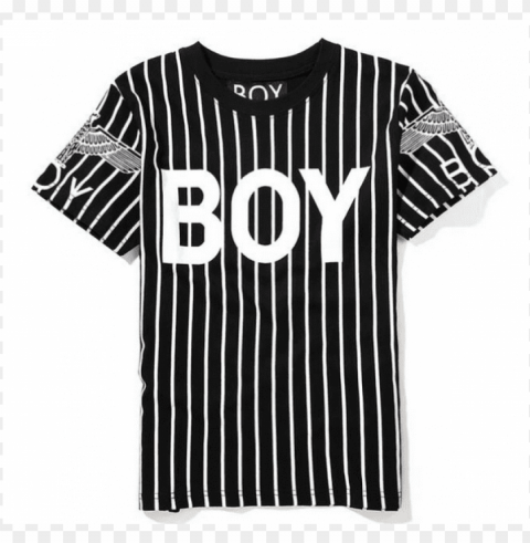 Freeuse Stock Boy London Striped T - Shirt Free Transparent Background PNG