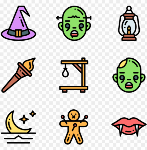 freeuse stock scary icon packs - thailand icon vector Transparent background PNG images comprehensive collection