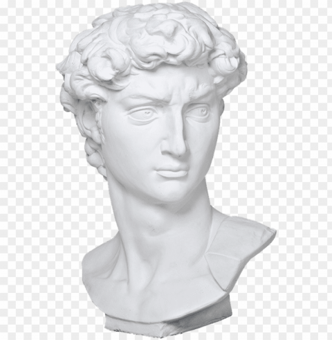 freeuse stock statue for free download on - vaporwave head PNG Image with Isolated Transparency