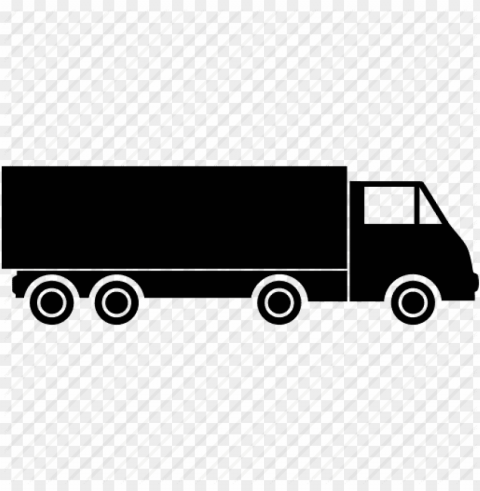 freight truck PNG transparent graphics for projects