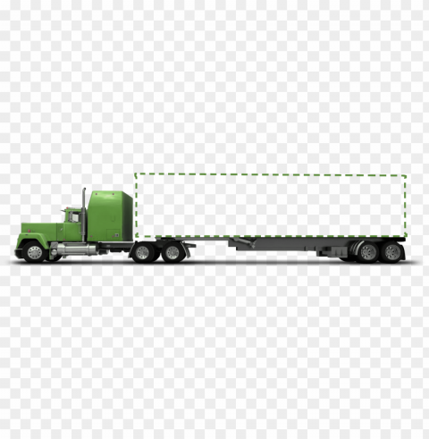 freight truck PNG transparent photos for presentations