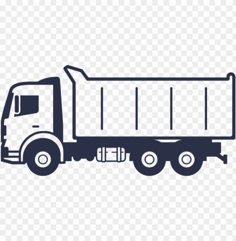 freight truck Transparent Background Isolation of PNG