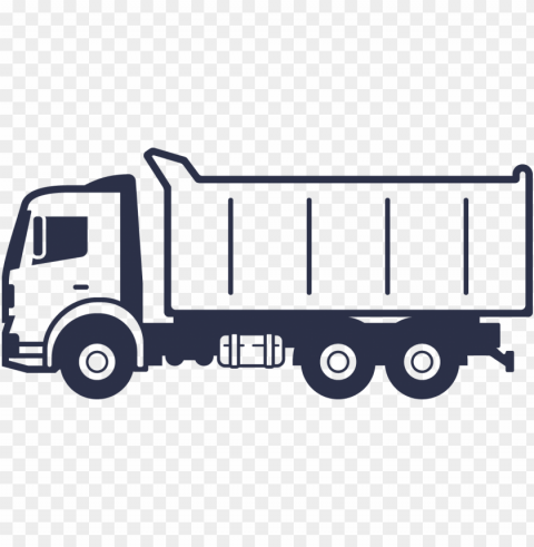 Freight Truck Transparent Background Isolation Of PNG