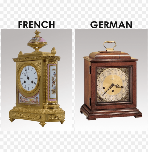french and german mantel clocks - clock PNG design elements