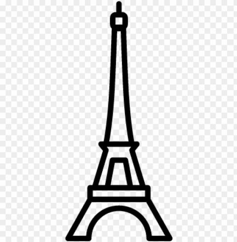 french eiffel tower vector - eiffel tower svg free Isolated Character on Transparent PNG