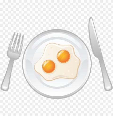 fried egg food no background Isolated Element in HighQuality PNG