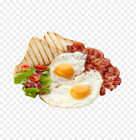 fried egg food Isolated Character in Clear Background PNG