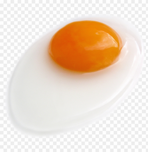 fried egg food Isolated Design Element in PNG Format