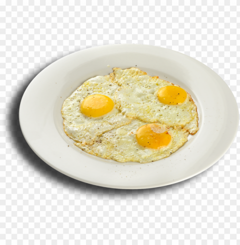 fried egg food file Isolated Design Element on PNG