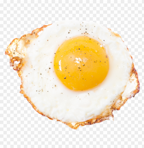 fried egg food image Isolated Character on Transparent Background PNG