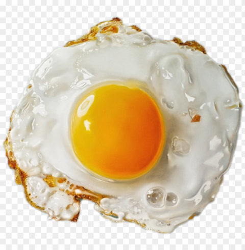 fried egg food background Isolated Design Element in HighQuality Transparent PNG