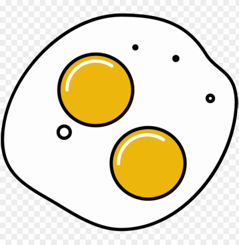 fried egg food wihout background Isolated Artwork in Transparent PNG Format