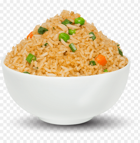 fried rice - arroz frito Transparent Background Isolation in PNG Format