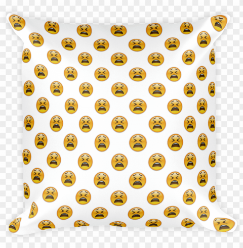 fried shrimp emoji pillow Isolated Element with Clear PNG Background