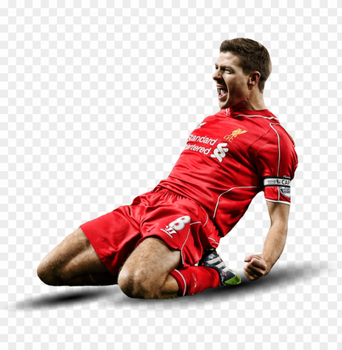 friend and foe steven gerrard too will make his move - digital art Free PNG images with alpha channel set PNG transparent with Clear Background ID 506bb1a0