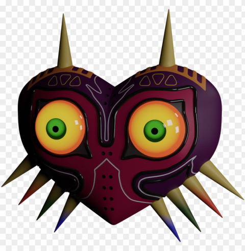 friend wanted a majoras mask rendered said i should - illustratio PNG clipart with transparency