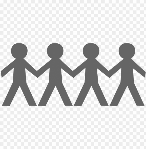 friends transparent - friends holding hands Isolated Icon with Clear Background PNG