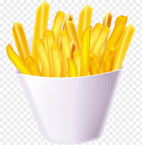 Fries Food Transparent Isolated Subject With Clear PNG Background