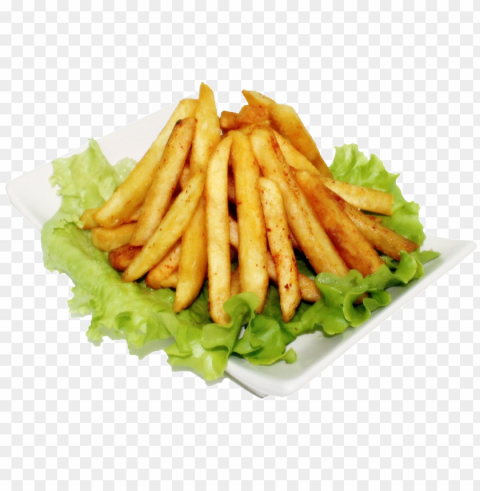 fries food transparent Isolated Item with Clear Background PNG