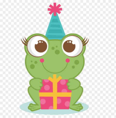 frog birthday clipart frog birthday clip art - cute frog clipart Transparent PNG Isolated Illustrative Element