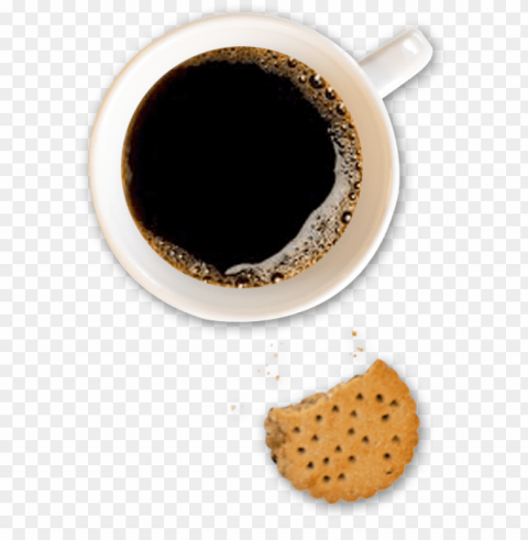 from the heart brochures coffee and biscuit - caffè top view PNG for online use
