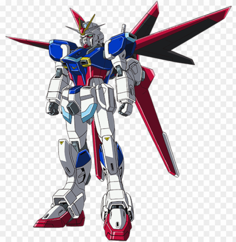 front - impulse gundam Isolated Object with Transparency in PNG