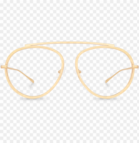 front view of jace aviator glasses made from gold metal Free PNG images with alpha transparency comprehensive compilation