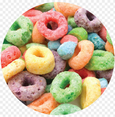 Froot Loops Isolated Icon In Transparent PNG Format