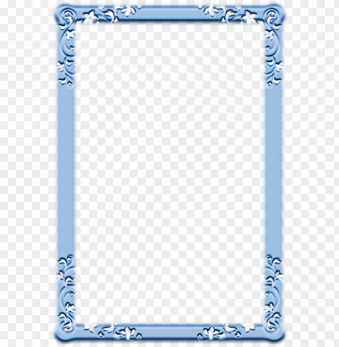 frozen borders and frames - border frozen frame Isolated Item on Clear Background PNG