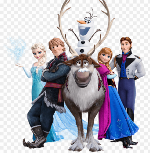 Frozen PNG Isolated